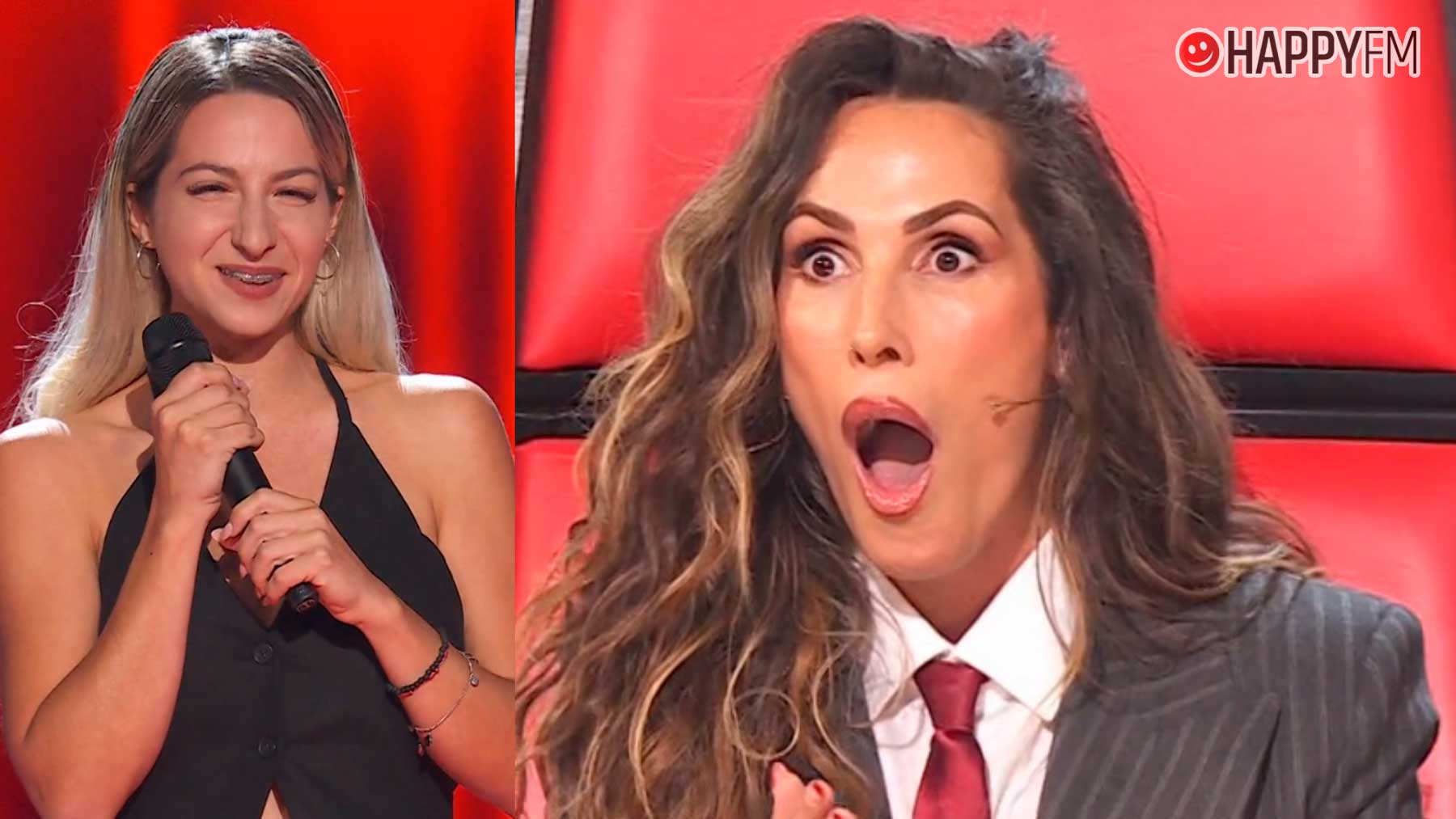 Malú queda impresionada con la voz de Kimi (concursante de La Voz) (Atresmedia).