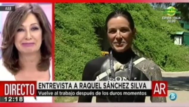 Ana Rosa Quintana y Raquel Sánchez Silva en 'El programa de AR' (Mediaset).