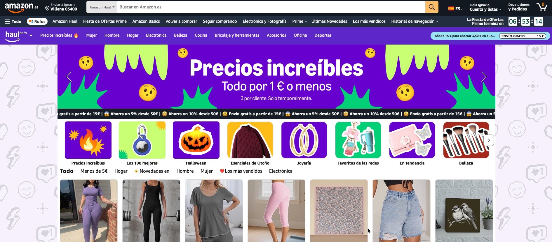 Amazon Haul: la nueva tienda ‘low cost’ de Amazon con envíos gratis y descuentos por volumen