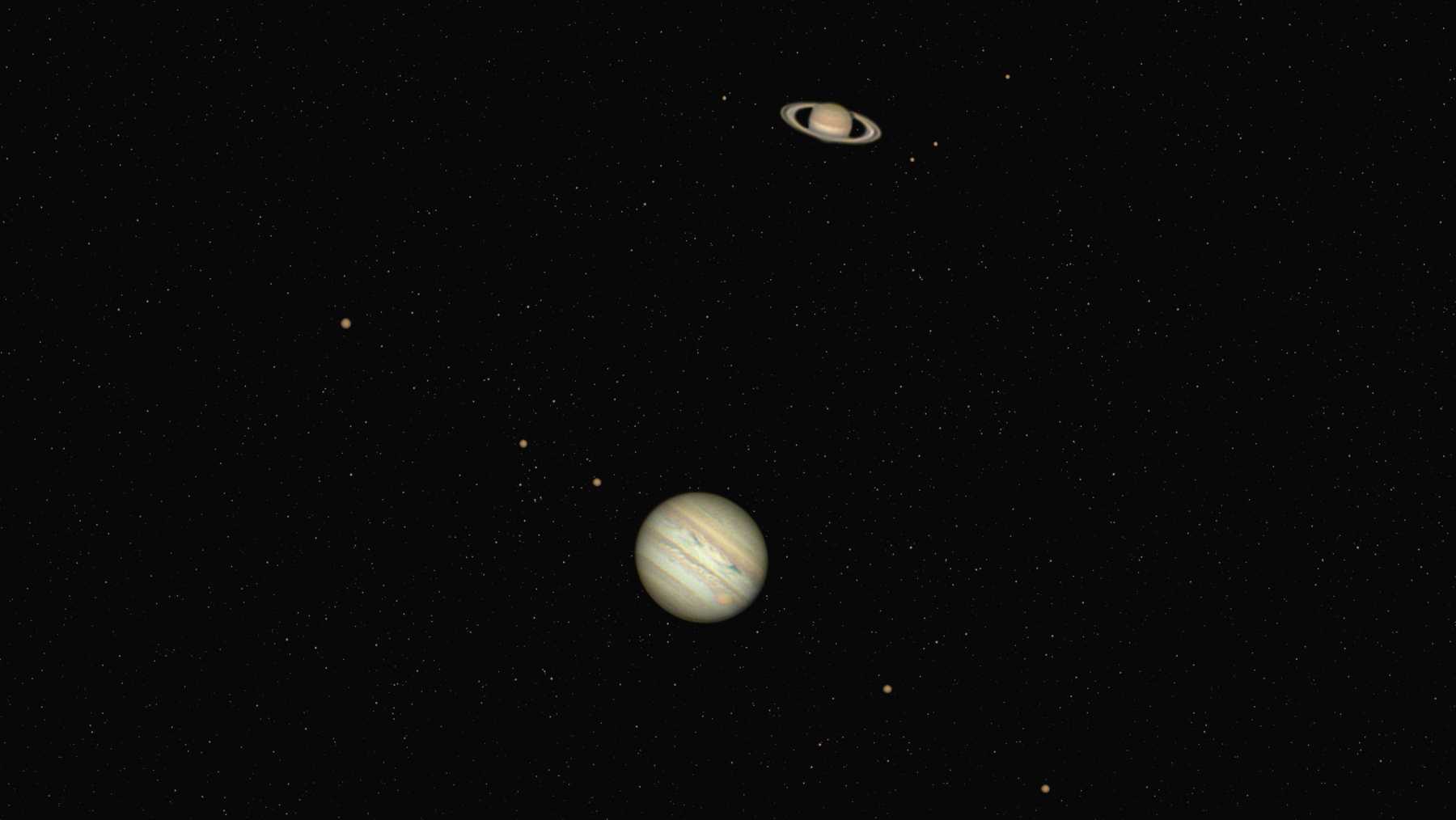 Conjunción de la Luna con Saturno octubre 2025 en España: fechas, horas y cómo verla