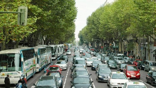 Atascos en Madrid