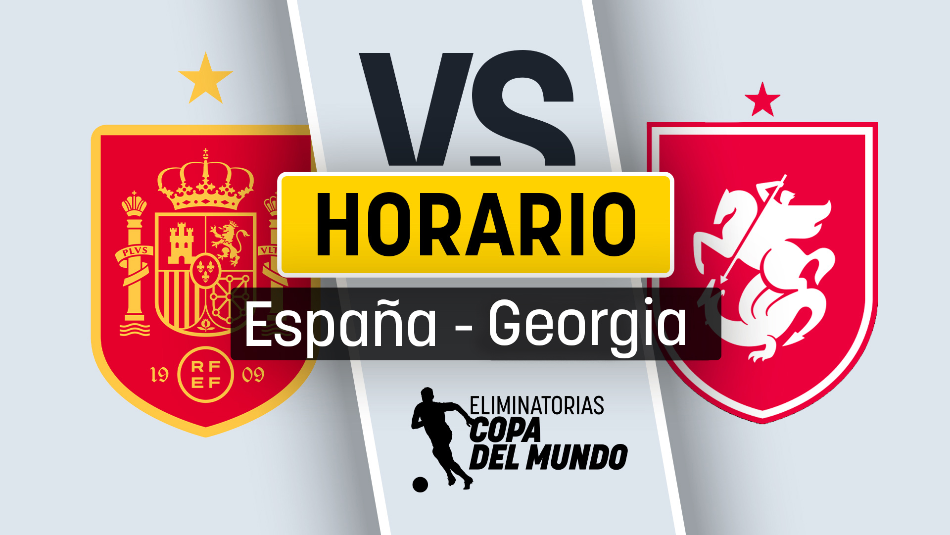 España – Georgia: cuándo es, horario y canal de televisión para ver en directo por TV el partido de clasificación para el Mundial de la Selección.