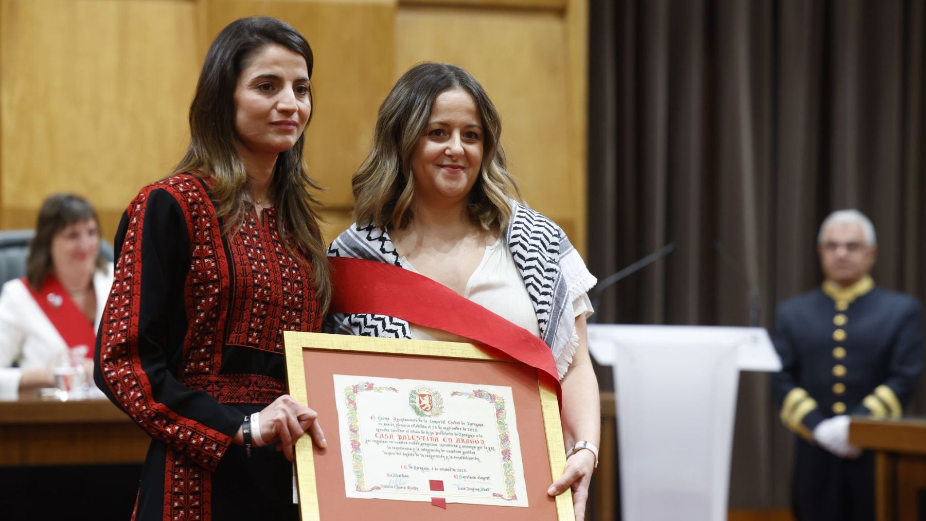 La comunidad judía denuncia al Ayuntamiento de Zaragoza por nombrar Hija Predilecta a Casa Palestina