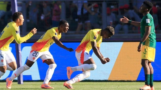 Colombia España Mundial sub-20
