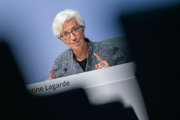 La presidenta del BCE, Christine Lagarde. (Getty Images)