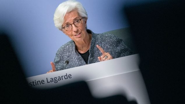 La presidenta del BCE, Christine Lagarde. (Getty Images)