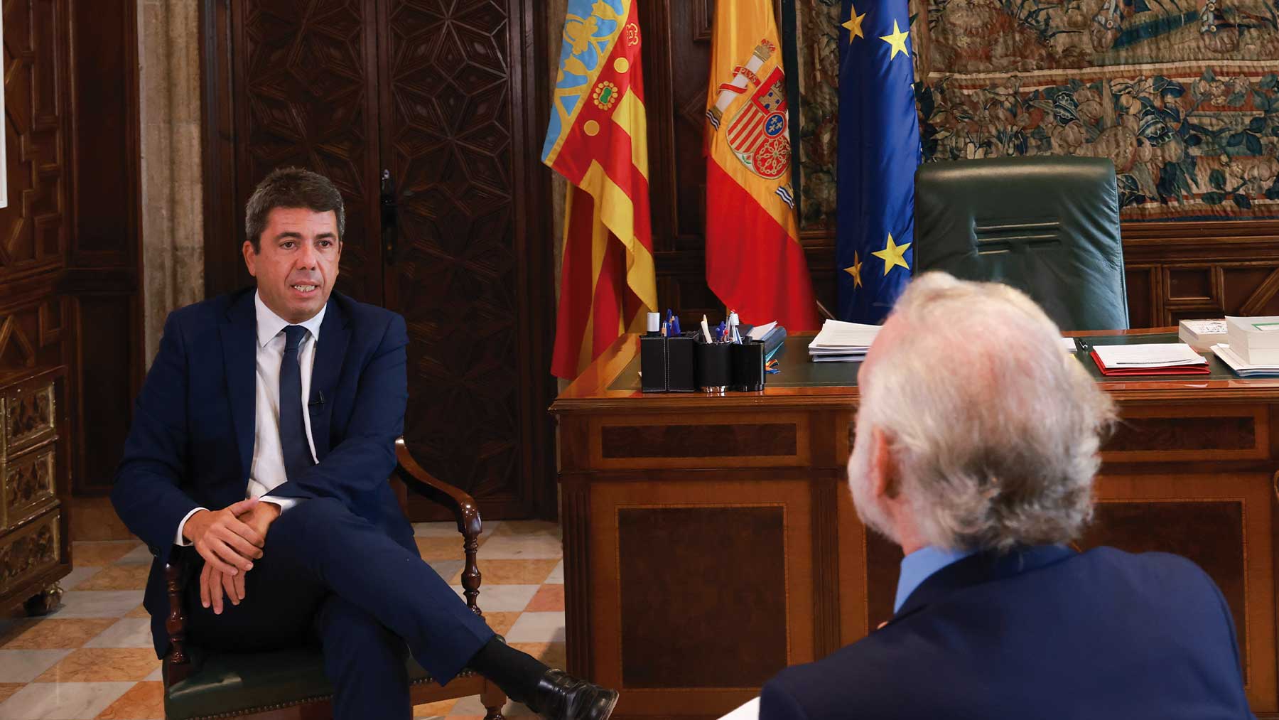 Mazón: «Es inmoral que el Gobierno de Sánchez cobre intereses por los créditos ICO que dio a los afectados»