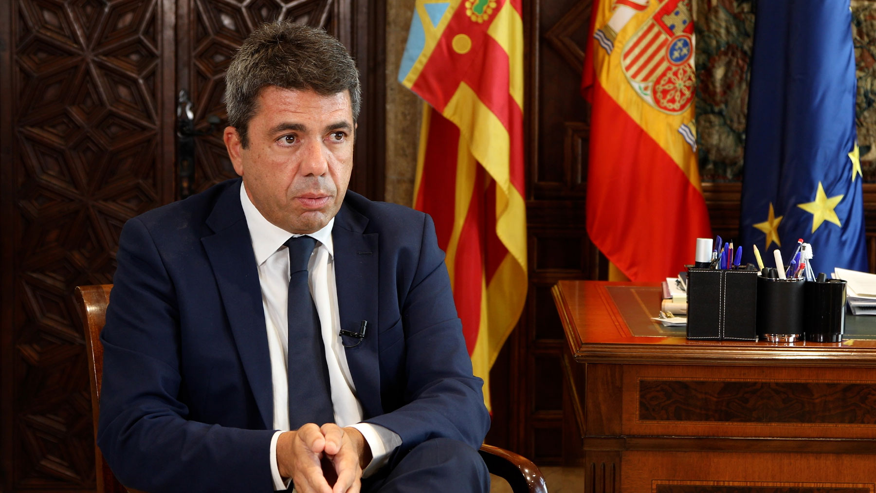 Mazón: «Me alegro mucho por las ayudas a Gaza pero nos hubiera gustado la misma ayuda a los valencianos»