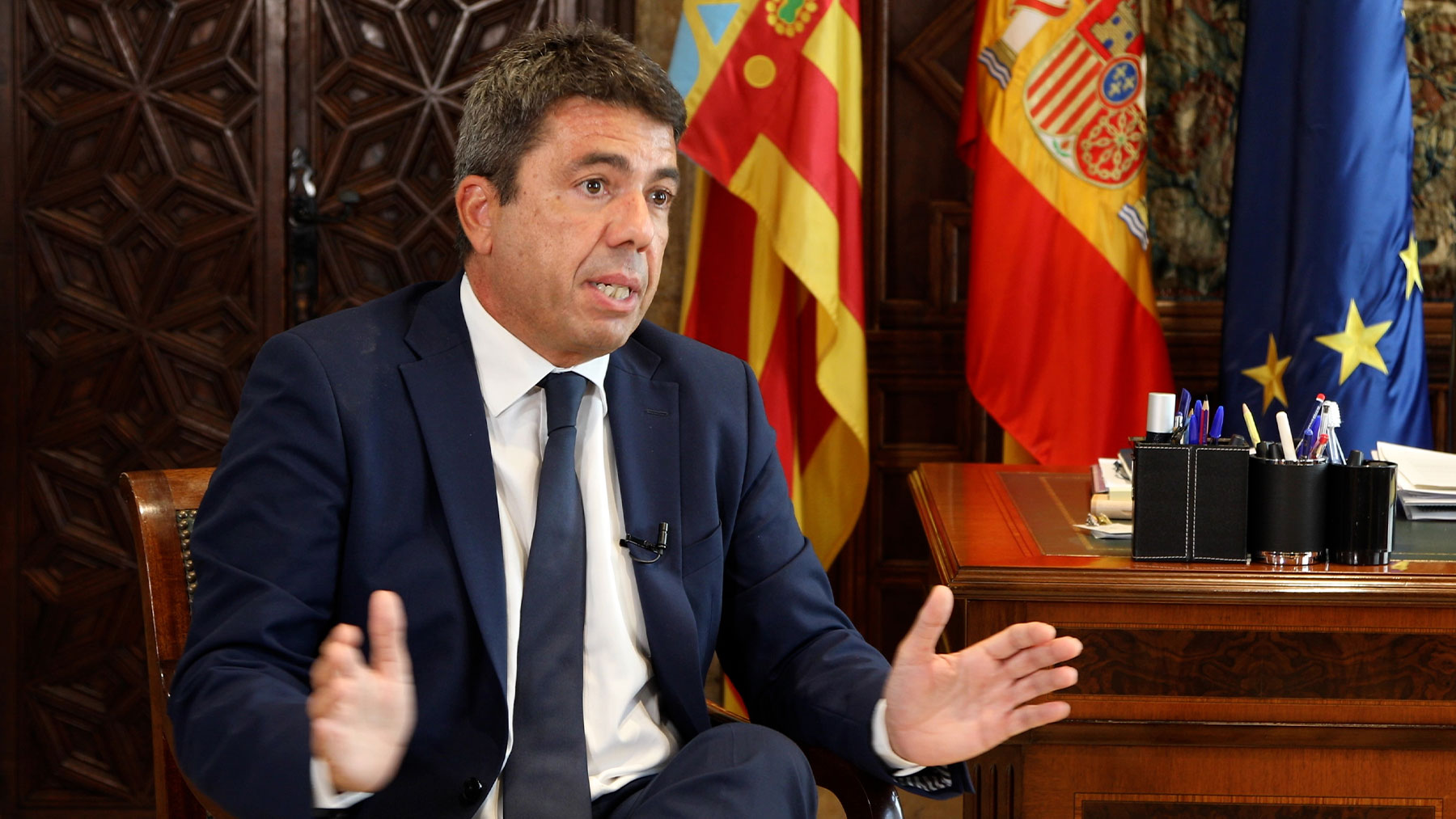 Mazón: «Los datos que yo tenía en la comida de El Ventorro eran los esperables en una gota fría habitual»