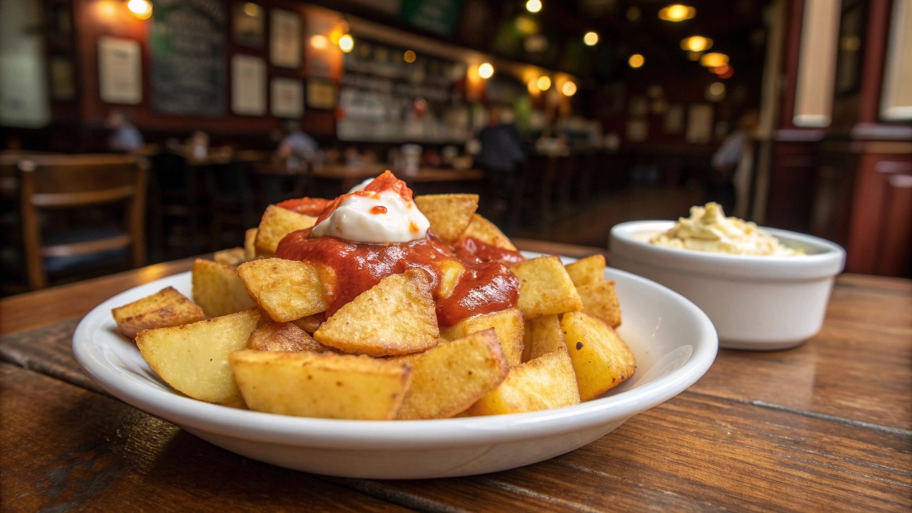 Patatas bravas.