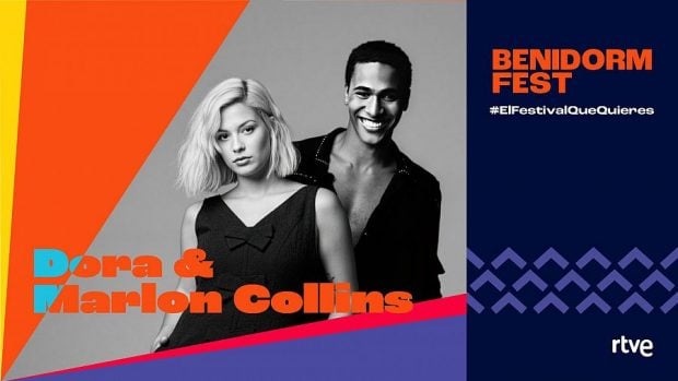 Dora & Marlon Collins, concursante de Benidorm Fest 2026. (RTVE)