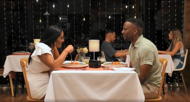 Fanny y Alfredo en First Dates. (Mediaset)
