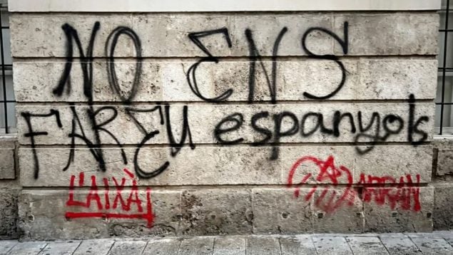 Pintadas catalanismo Valencia