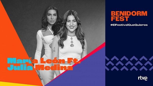 María León y Julia Medina, concursantes de Benidorm Fest 2026. (RTVE)