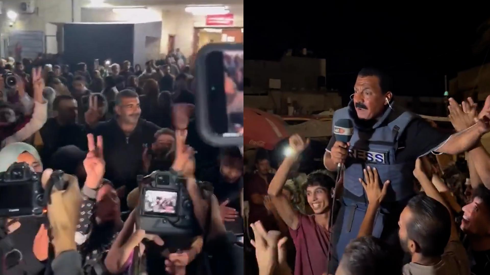Los palestinos de Gaza celebran el acuerdo de paz que Trump ha arrancado a Hamás