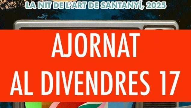 El Canal’Art 2025, Nit de l’Art de Santanyí, se aplaza al viernes 17 de octubre por previsión de lluvia