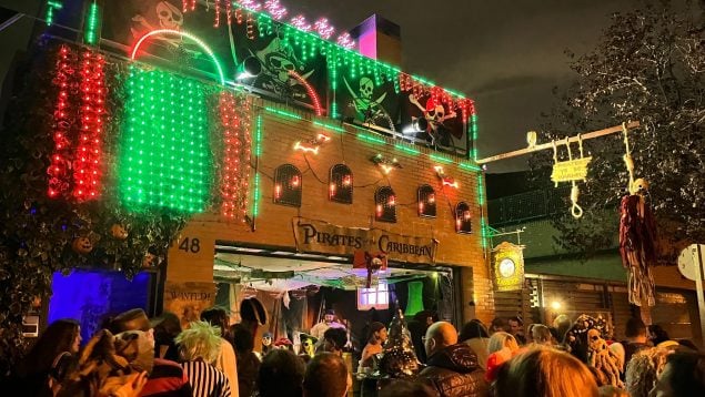 pueblo Madrid Halloween