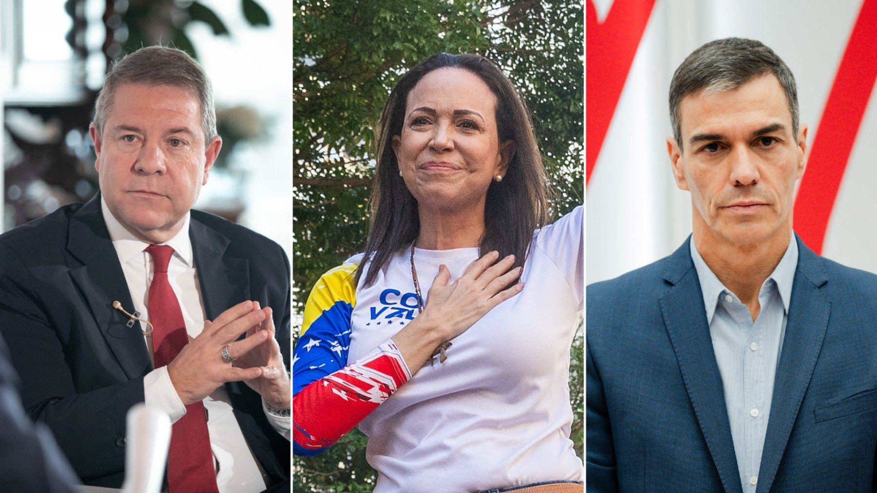 García-Page se desmarca de Sánchez y felicita a María Corina por el Nobel: «Siempre apoyaré la libertad»