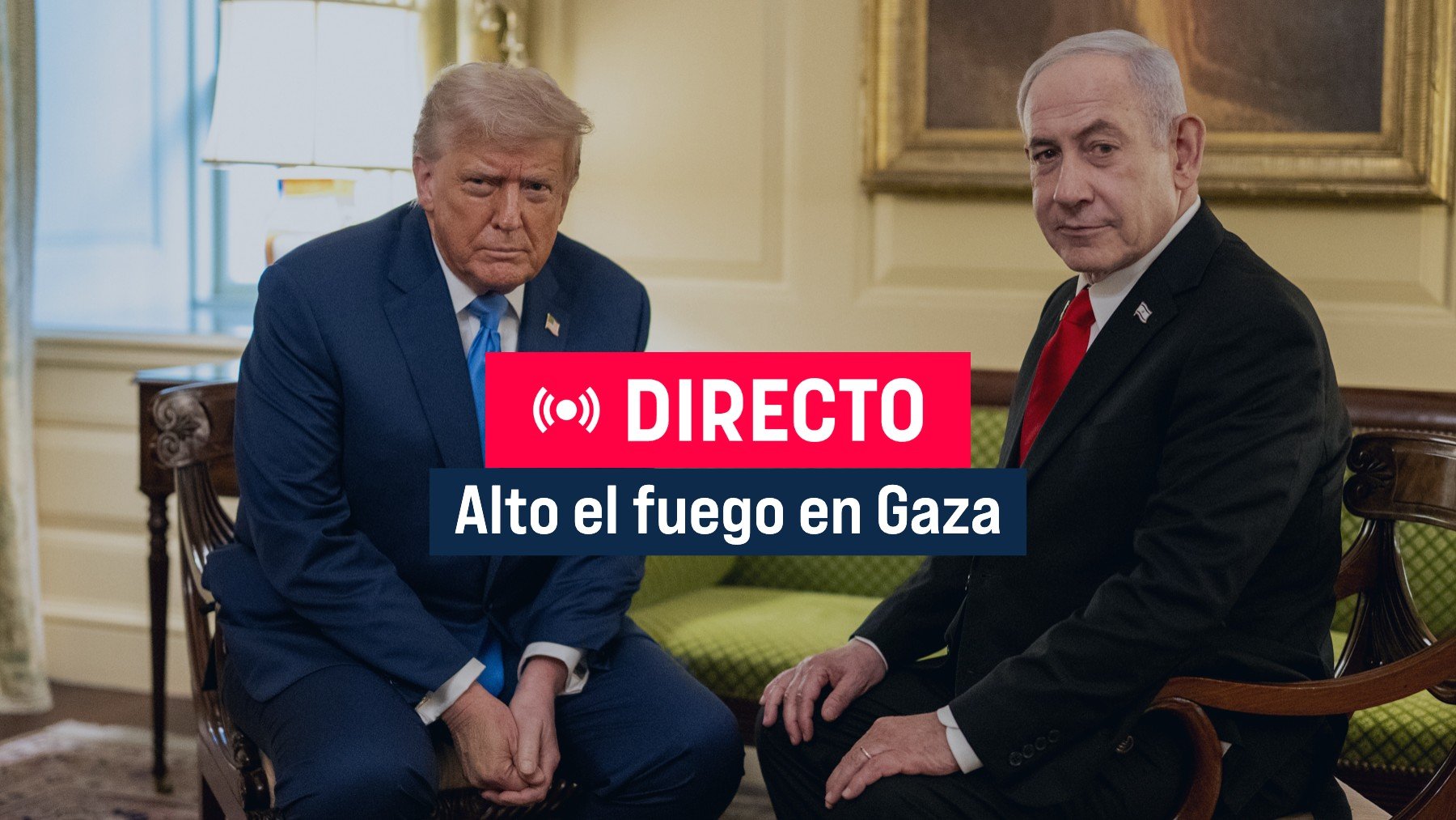 Donald Trump y Benjamín Netanyahu.