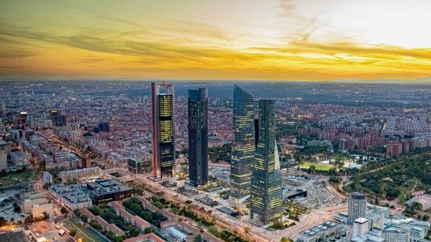 Madrid vista aérea