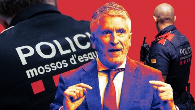Marlaska, Policía Nacional, Cataluña, comisarios, CEP, mosos