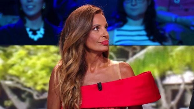 Sonia Monroy en el plató de Supervivientes All Stars. (Mediaset)