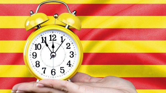 Cambio de hora en Cataluña