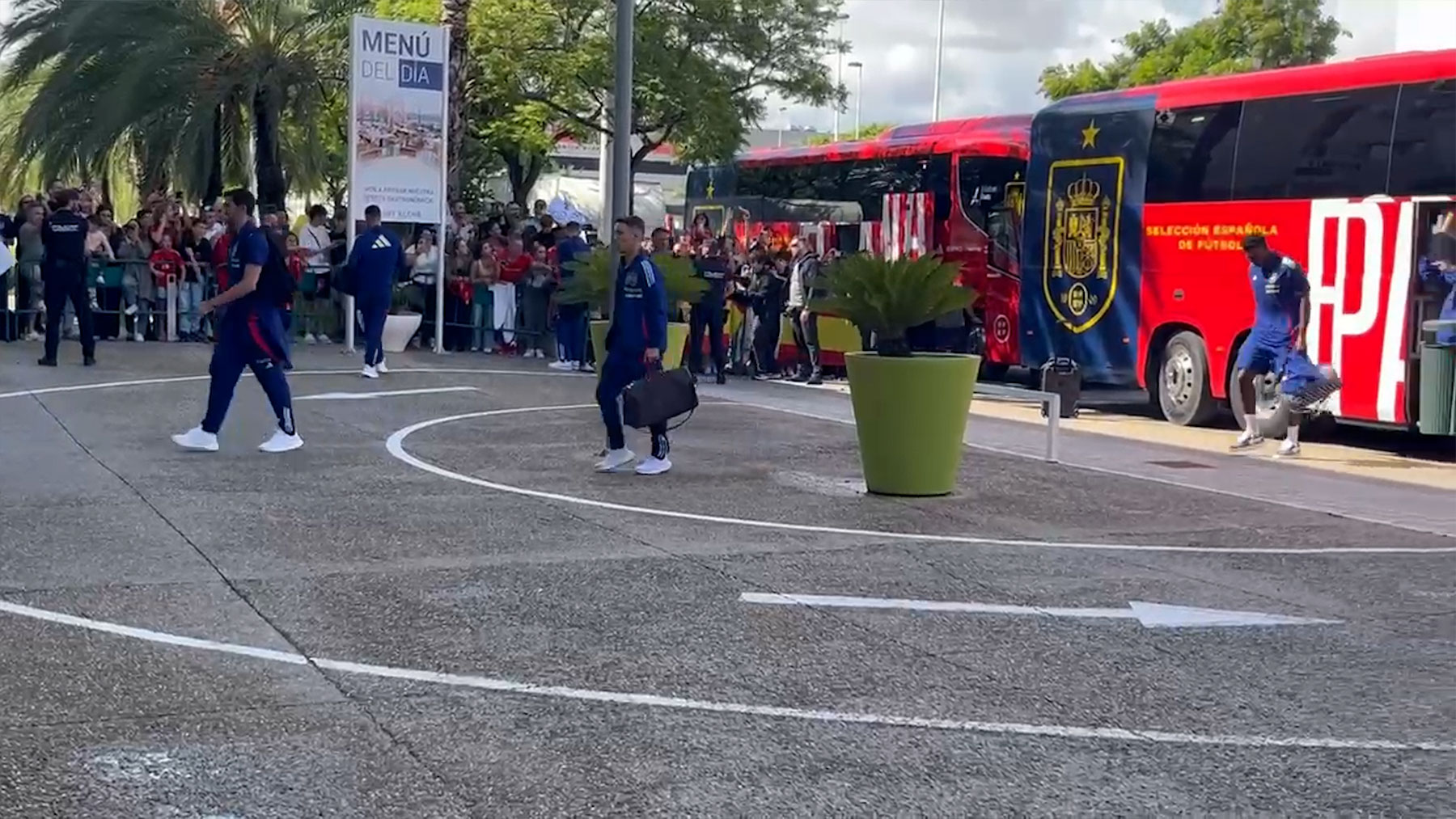 España llega a un soleado Elche y el partido contra Georgia se jugará sin problemas
