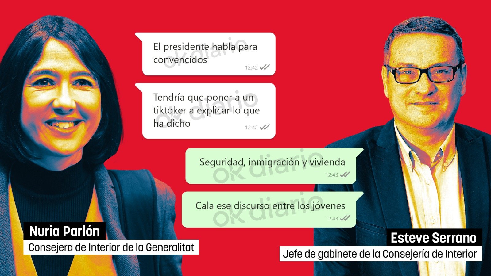Los ‘whatsapps’ de altos cargos del PSC contra Illa: «Habla para convencidos, que ponga a un tiktoker»