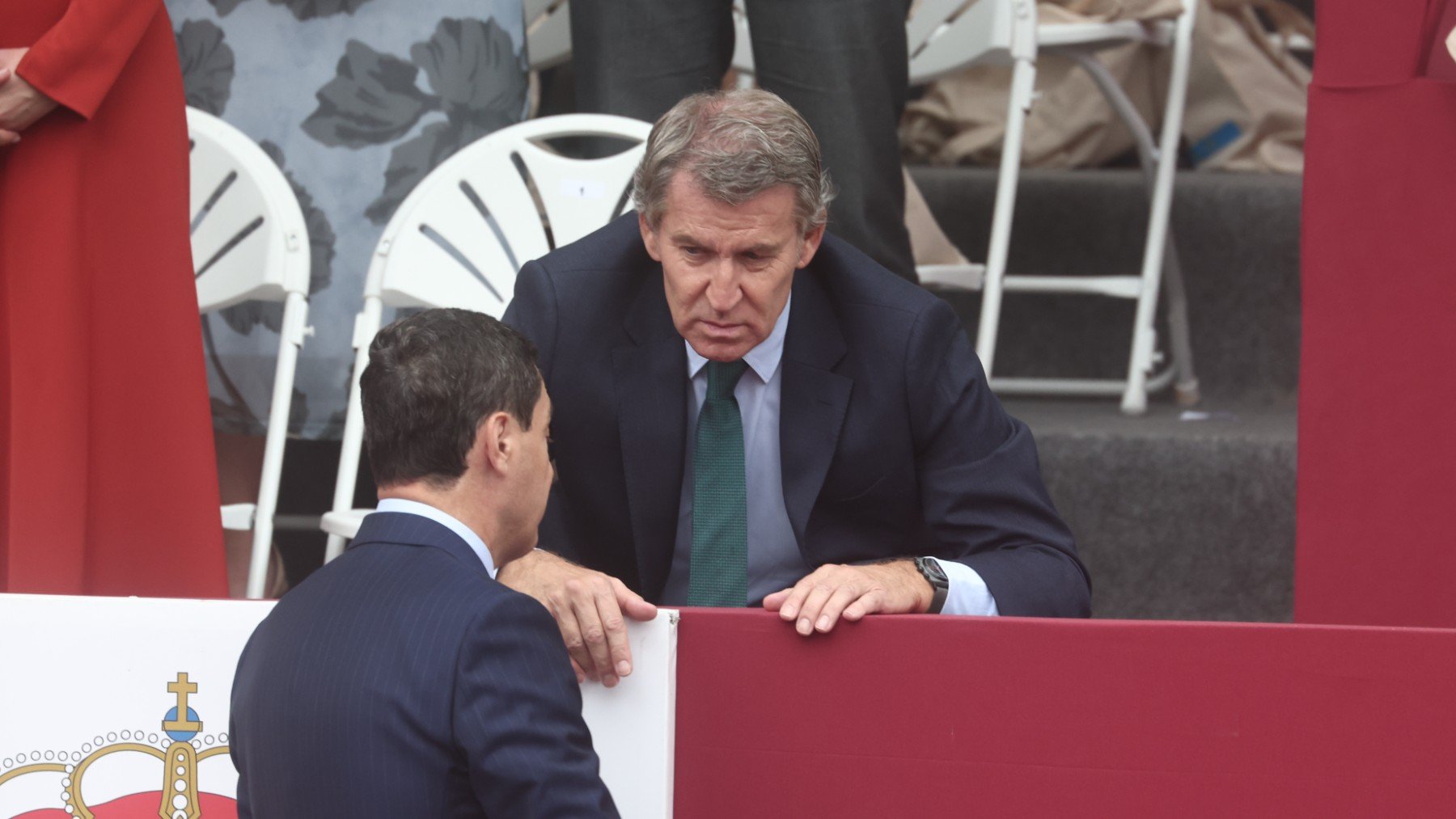 Feijóo sobre la ausencia de Abascal el 12-O: «Yo vengo a acompañar a los soldados de mi país y al Rey»