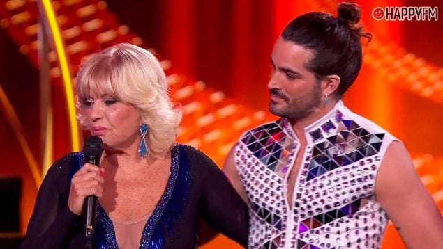 Bárbara Rey en 'Bailando con las estrellas'. (Mediaset)