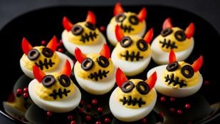 Huevos para Halloween