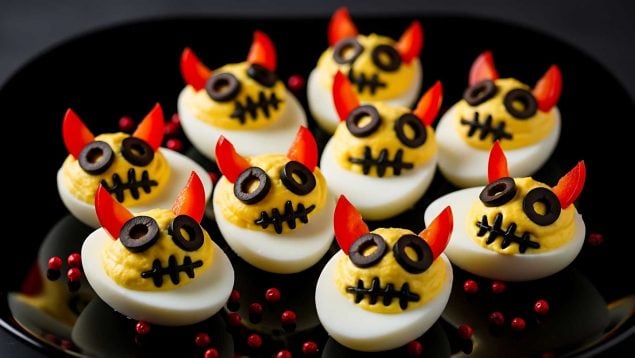 Huevos para Halloween