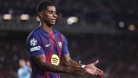 Marcus Rashford, en un partido con el FC Barcelona. (Europa Press)