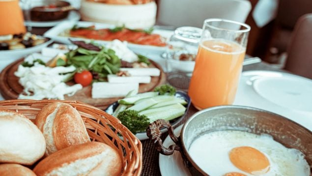 Desayuno, comida, alimentos