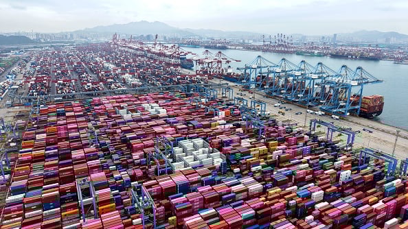 El puerto de Qindao, China. (Getty Images)