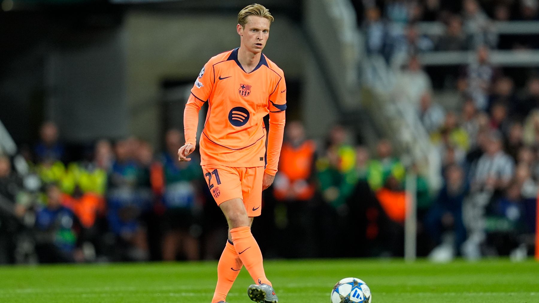Frenkie de Jong, con el Barcelona. (EP)