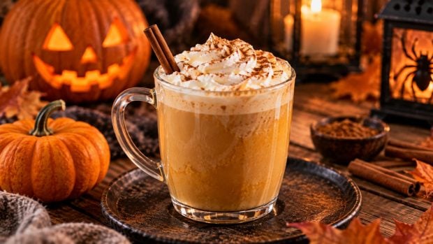 Latte de calabaza paso a paso f&aacute;cil