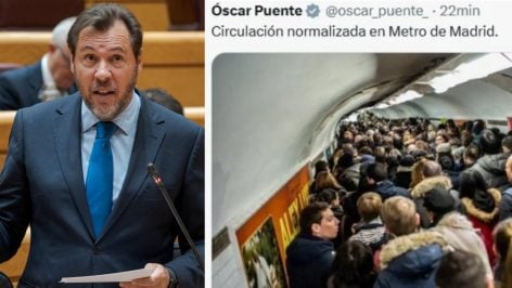Óscar Puente y el tuit borrado.