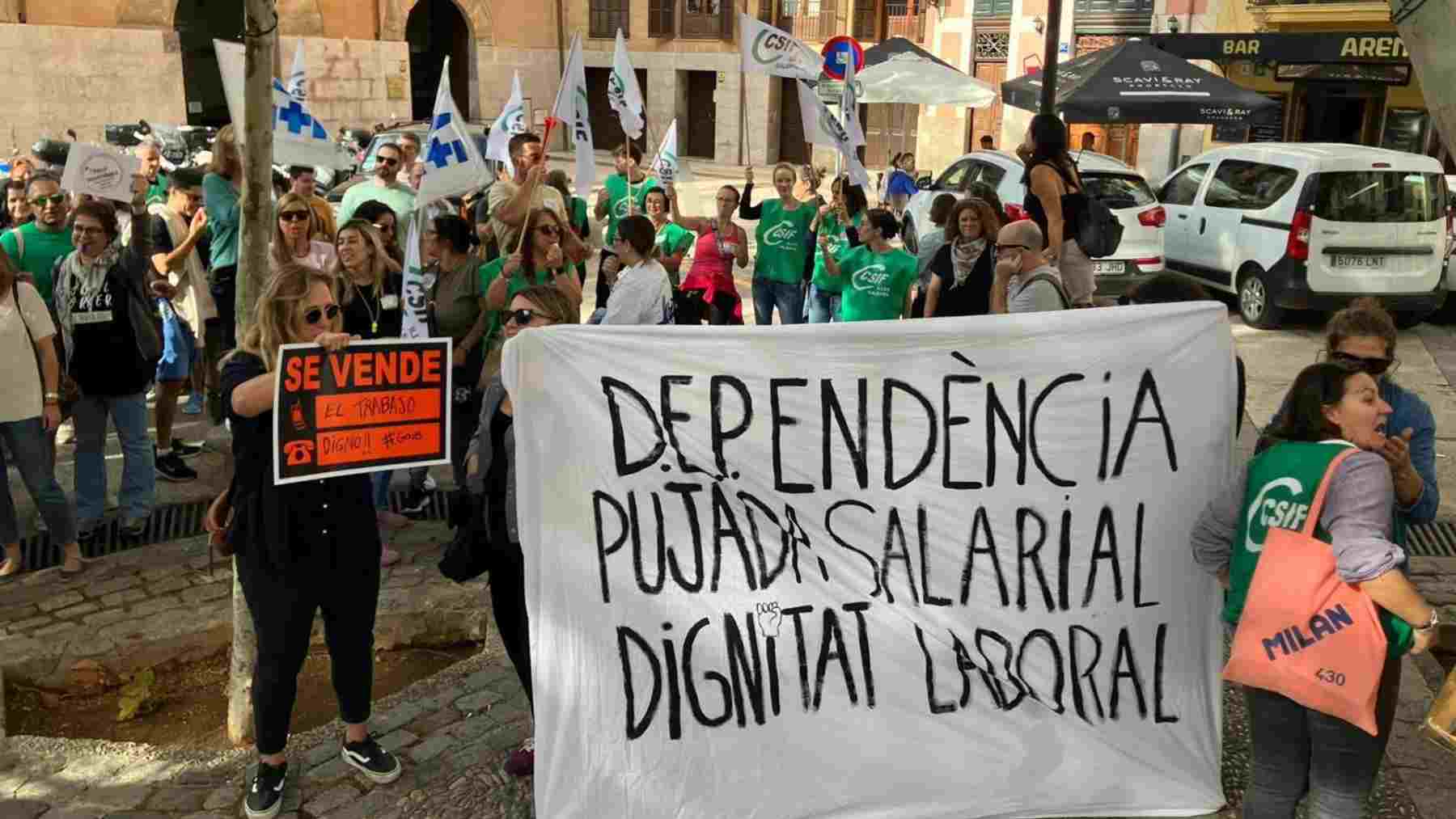 Dependencia huelga