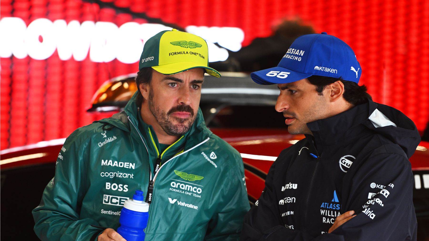 Fernando Alonso, Carlos Sainz Jr.,