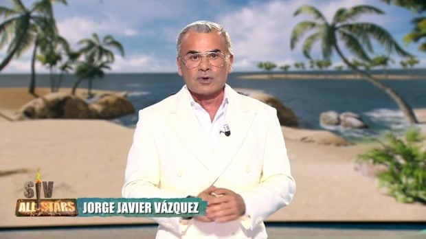 Jorge Javier Vázquez manda un mensaje a Sonia Monroy en directo. (Mediaset)