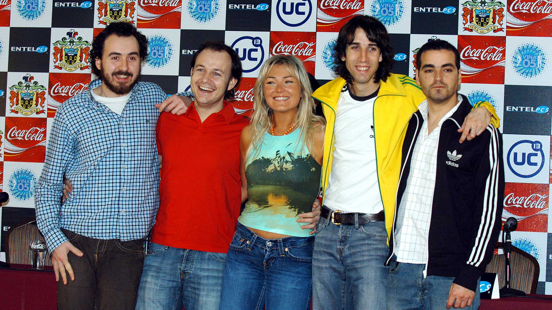 La Oreja de Van Gogh en su primera etapa con Amaia Montero en el festival Viña del Mar (Foto: Gtres).