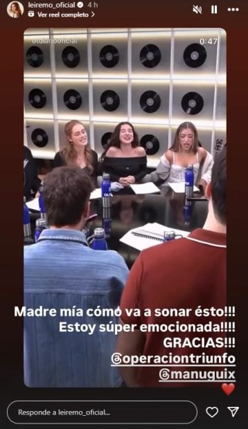 Leire Martínez en Instagram.