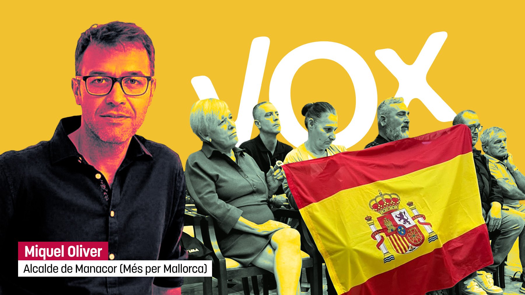 alcalde Manacor bandera España Comisaría Policía Vox