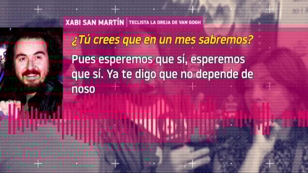 Xabi San Martín, miembro de La Oreja de Van Gogh, habla para Y ahora Sonsoles (Atresmedia).
