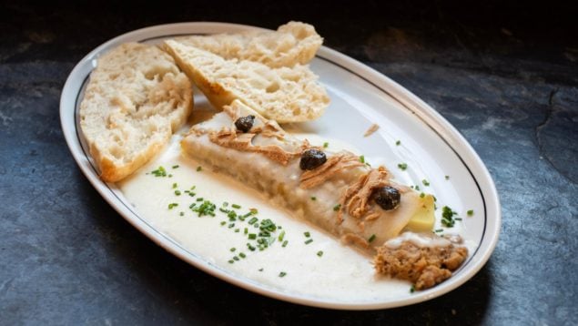 Canelones de pato confitado