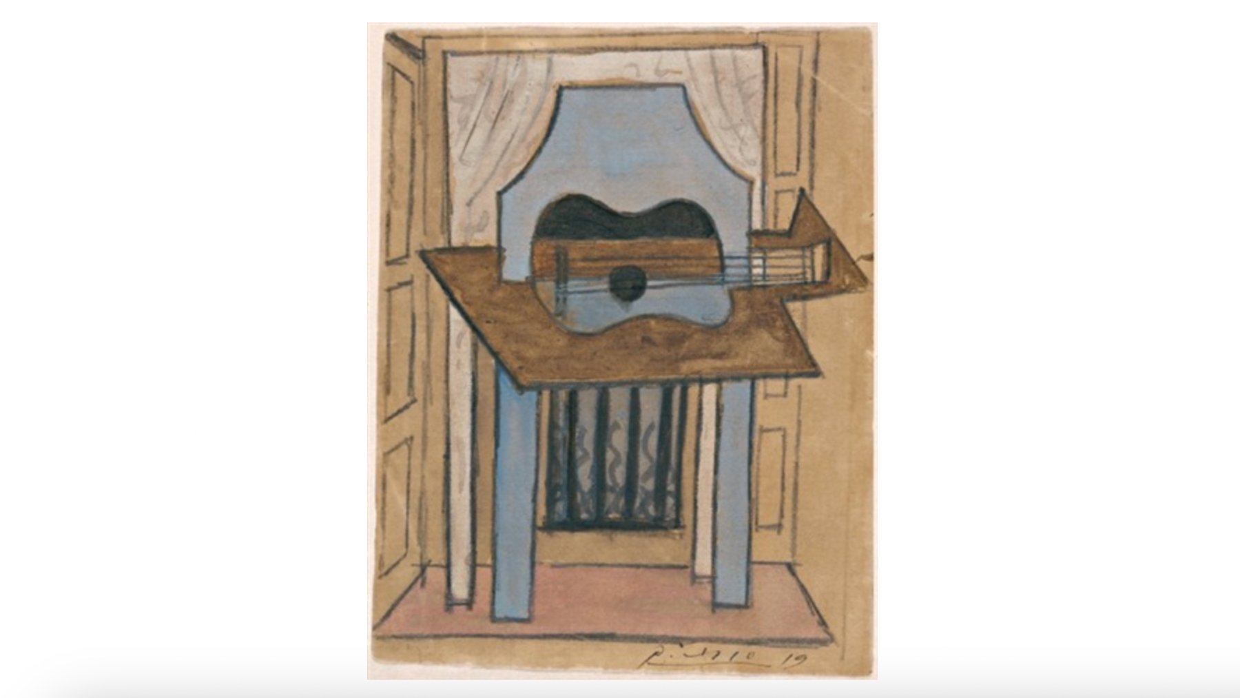 Se busca un Picasso de 600.000 euros que salió de Madrid en un furgón para exponerse en Granada