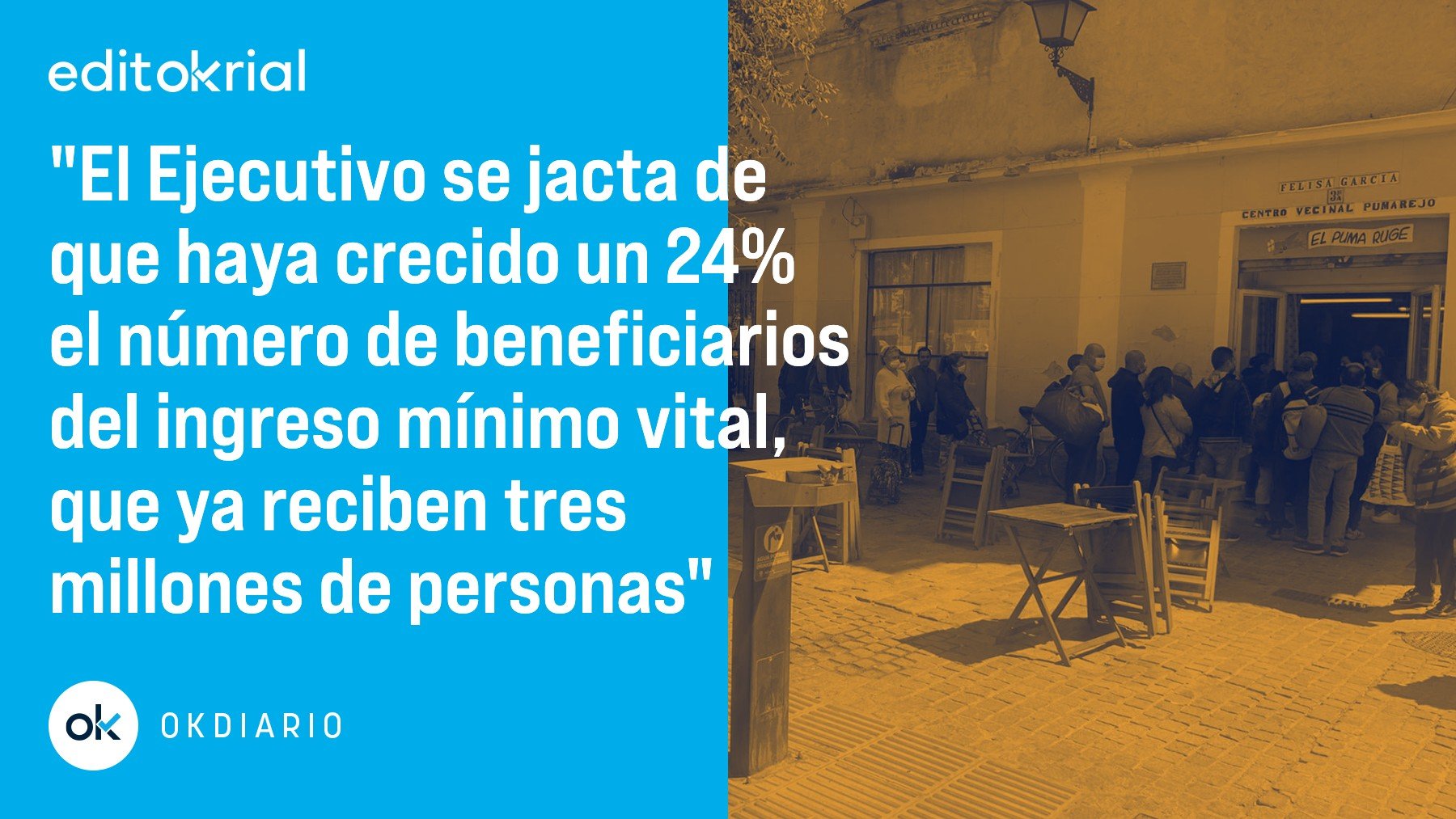El Gobierno presume del incremento de la pobreza