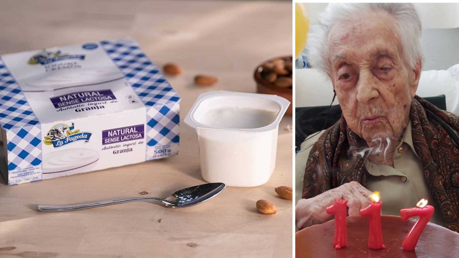 yogur María Branyas